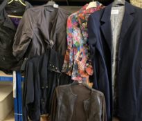 A quantity of fashion including jackets & a coat