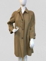 Carnal long length coat Harrods 100% camel hair made In England