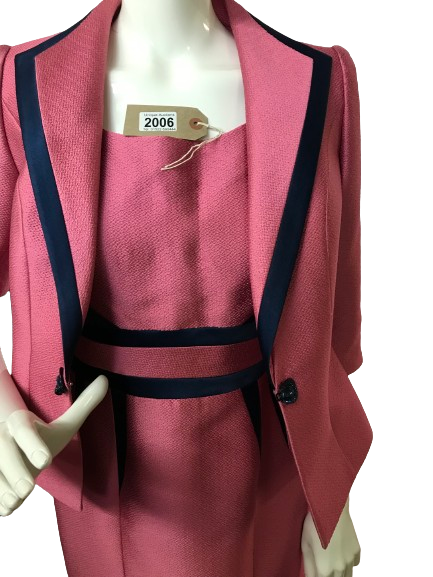 Italian tailored suit and dress, mother of the bride collection, new pink and navy. VERI INFANTINO - Image 4 of 6