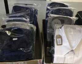 Two boxes of mens shirts