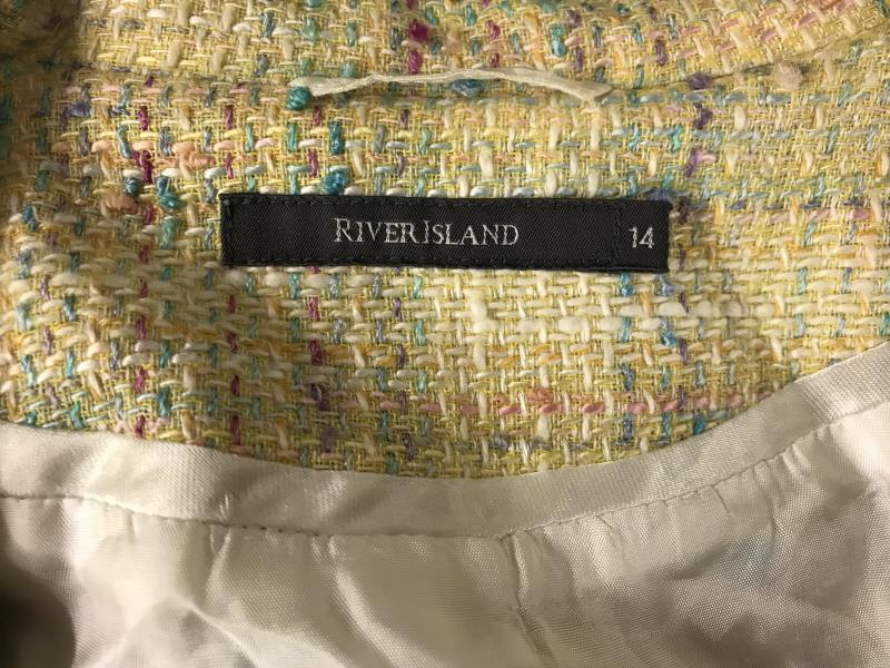 Two Woven boucle jackets. River Island size 12 and Kaleidoscope size 14 - Image 6 of 7