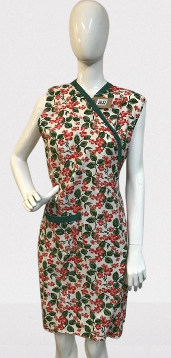 Rotar Cotton Floral print wrap over dress size 10-12