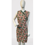 Rotar Cotton Floral print wrap over dress size 10-12