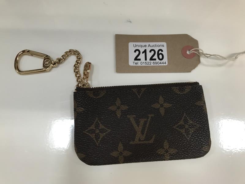 Beautiful handbag with monogram and matching purse - Image 8 of 12