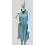 New pale Green cocktail dress (chiffon) Veni Infantino Italian