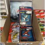 2 Matchbox sky busters gift sets and 2 others, Corgi Concorde and Atlas Jet age military aircraft