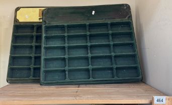 2 Vintage Lledo Days Gone shop display shelving units A/F