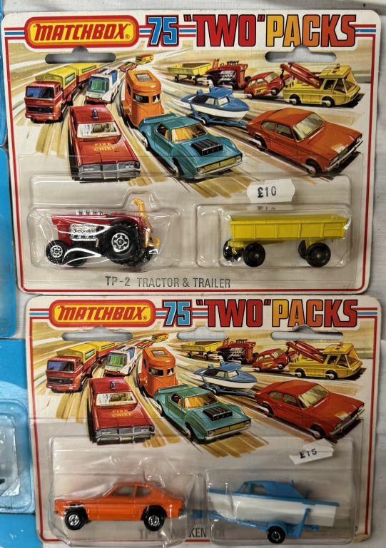 11 Matchbox twin pack vehicles in blister packs - Image 2 of 3