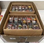 2 complete Matchbox Superfast dealer/retail/trade boxes (24 models)