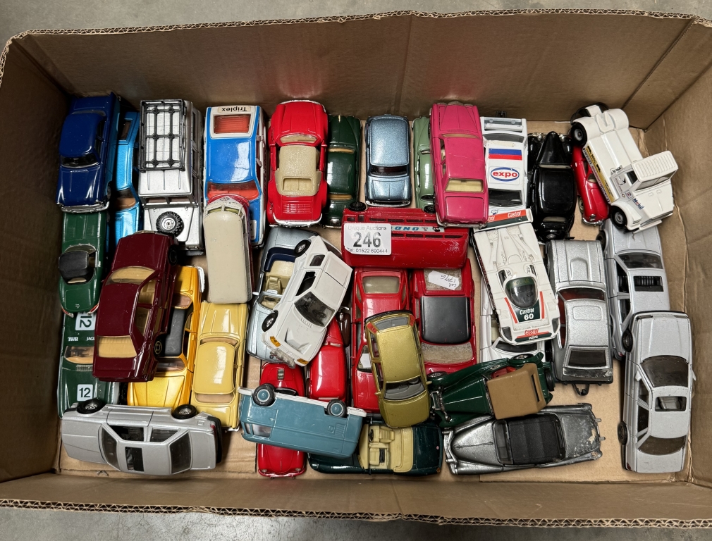 A large lot of mixed unboxed Diecast including Corgi