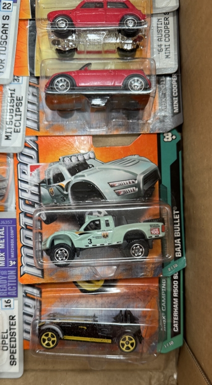 A box of Matchbox cars in blister packs - Image 4 of 5