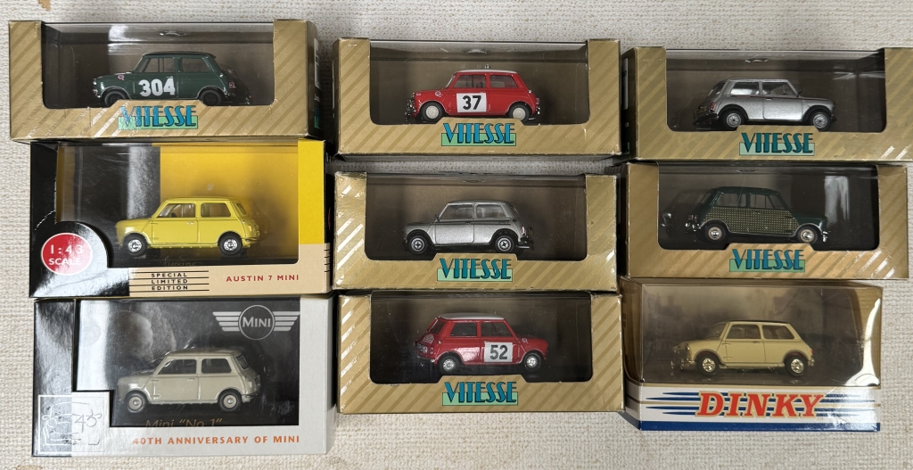 A quantity of Vitesse, Vanguards & Matchbox dinky classic mini cars - Image 2 of 5