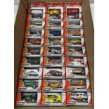 A box of boxed Matchbox 50th anniversary models