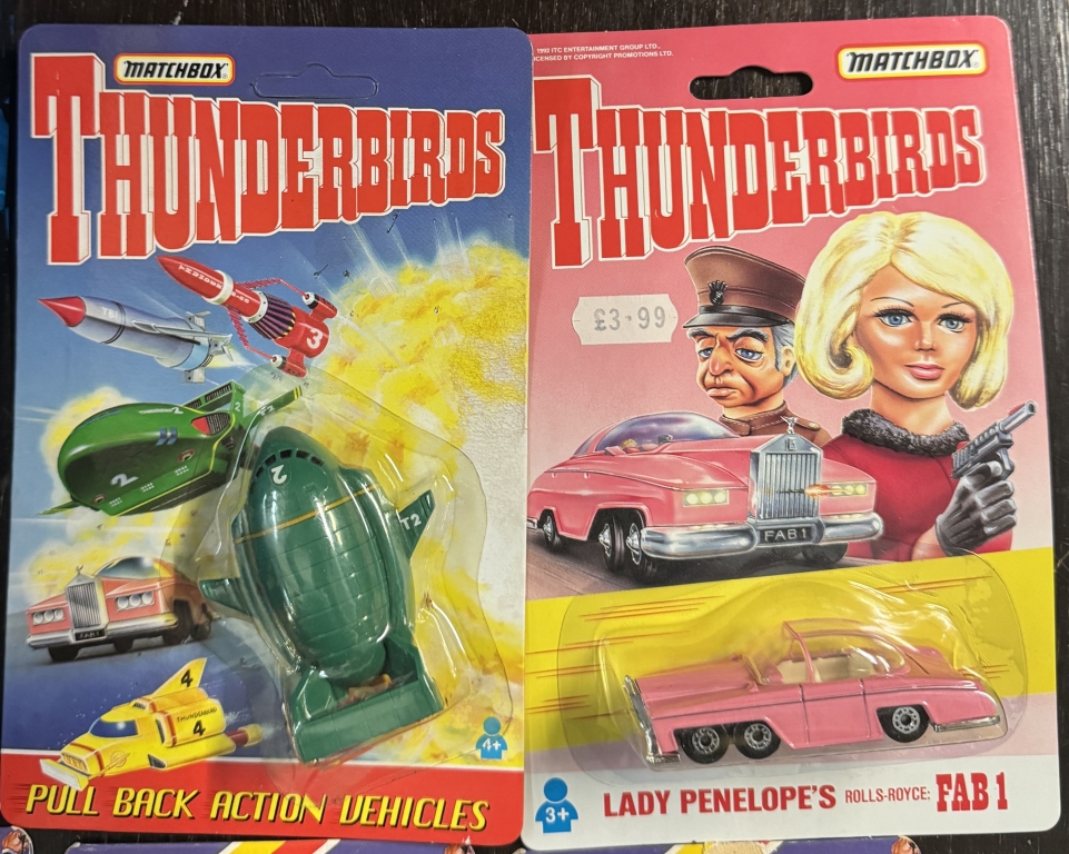 A quantity of Thunderbirds & James Bond cars including a Corgi Goldfinger twin pack - Image 3 of 4