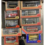 A quantity of exclusive first editions E.F.E model buses etc