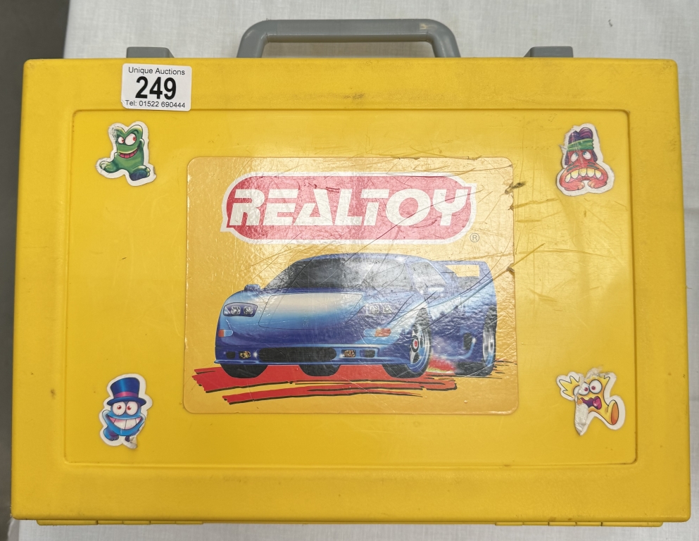 A vintage Realtoy car storage hard case