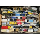 A large box of mixed diecast including Matchbox & Corgi