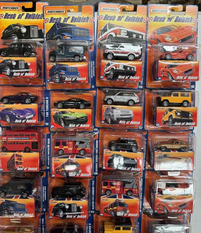 Matchbox Best Of British trade box of 24 and another of 20 (44 cars in total) with booklets - Bild 9 aus 9