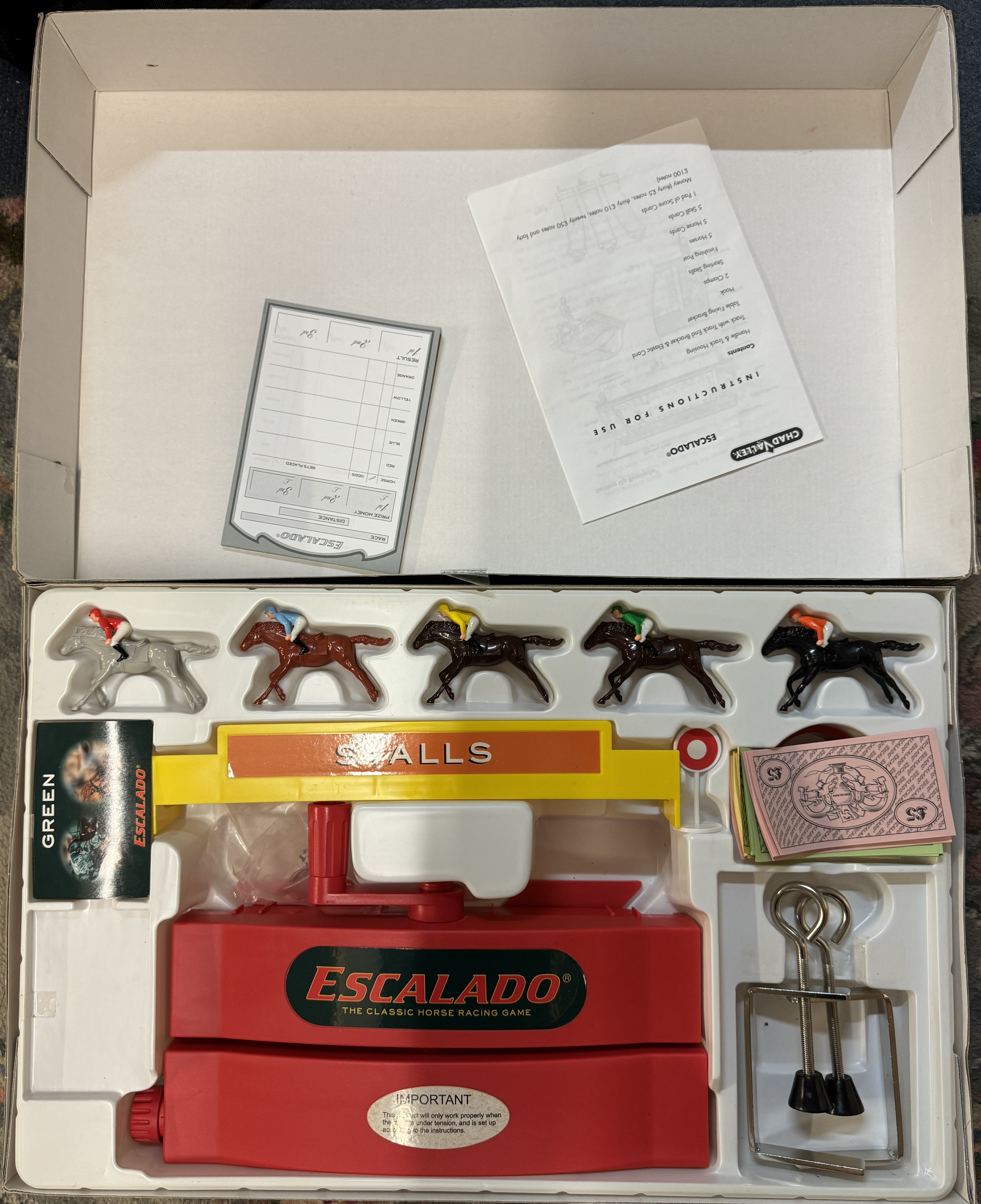 A boxed Chad Valley Escalado horse racing game. - Image 10 of 10