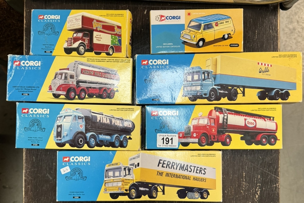 A quantity of Corgi classics 40th anniversary models including Bedford, Foden & AEC etc