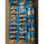 A box of Matchbox cars in boxes