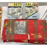 A Triang railway RS.35 electric model railroad & Bettabilda building set no 3. Unchecked.