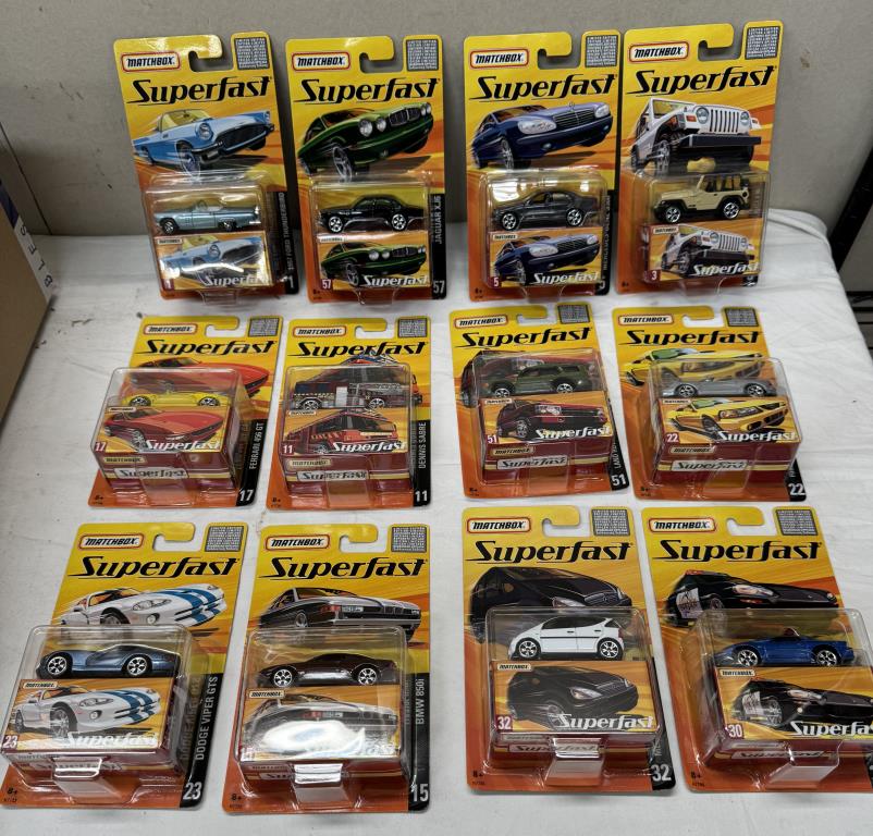 2 complete Matchbox Superfast dealer/retail/trade boxes (24 models ) - Image 7 of 7