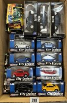 A good lot of Teamsters city cruisers 1:43, Newray mini's etc