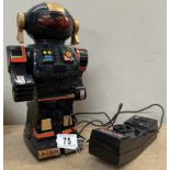 A battery operated plastic robot, untested