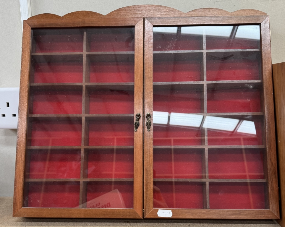 4 Collectors display cabinets, 1 boxed. - Image 3 of 4