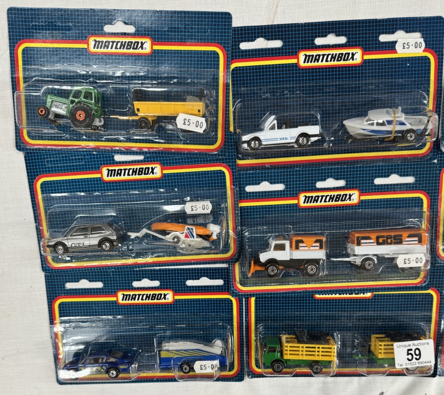10 Matchbox twin packs in blister packs (1 blister pack a/f) and a 2 pack - Image 2 of 3