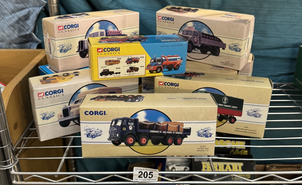 A quantity of Corgi Classics including Foden, Bedford etc