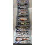 10 Matchbox Convoy lorries in boxes