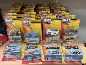 32 Matchbox 60th anniversary models in boxes and blister packs