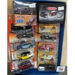 A Matchbox Austin mini van & car models including Trackside 1 - 76 3pc collection