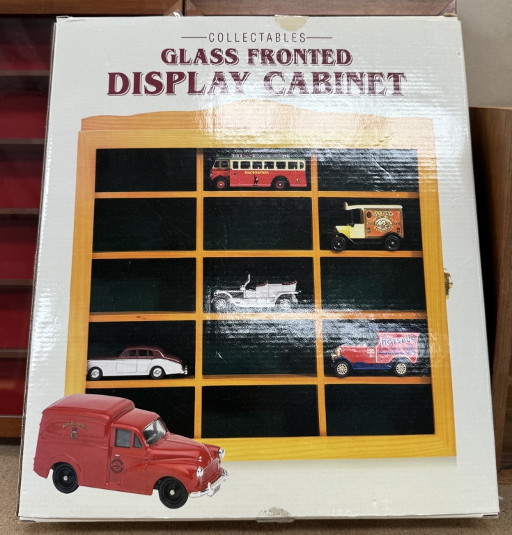 4 Collectors display cabinets, 1 boxed. - Image 2 of 4
