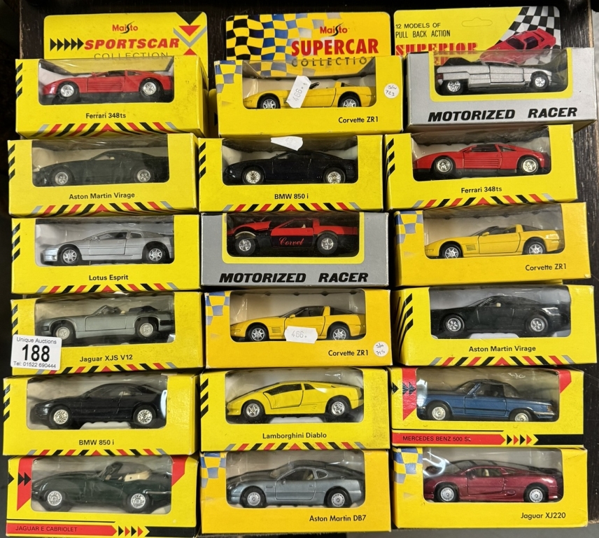A Maisto supercar collection of model cars - Image 2 of 6