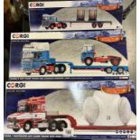 3 Corgi Haulers Of Renown. CC12833, CC13743, CC15309 Scania trucks