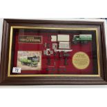 A Matchbox yesteryear limited edition No01772 Yorkshire steam wagon componant display cabinet