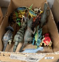 A good lot of small dinosaur figures