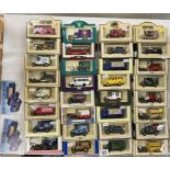 32 Lledo model vans including Tetley