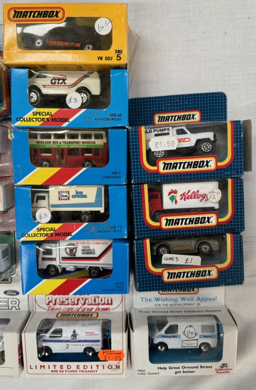 20 Matchbox models in boxes and blister packs and a Corgi transit van - Image 5 of 5