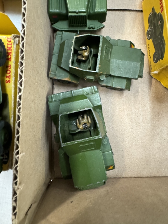 A quantity of boxed & loose Dinky military vehicles including Solido. Boxes A/F - Image 7 of 8