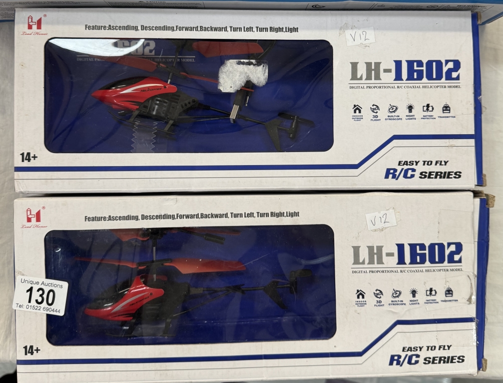 3 Boxed radio control helicopters. Untested. - Image 2 of 3