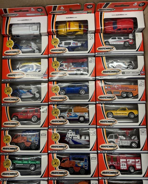 A box of boxed Matchbox 50th anniversary models - Image 2 of 3
