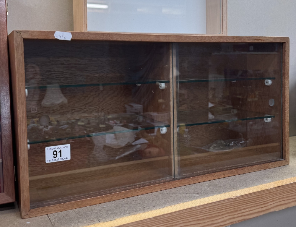 4 Collectors display cabinets, 1 boxed. - Image 4 of 4