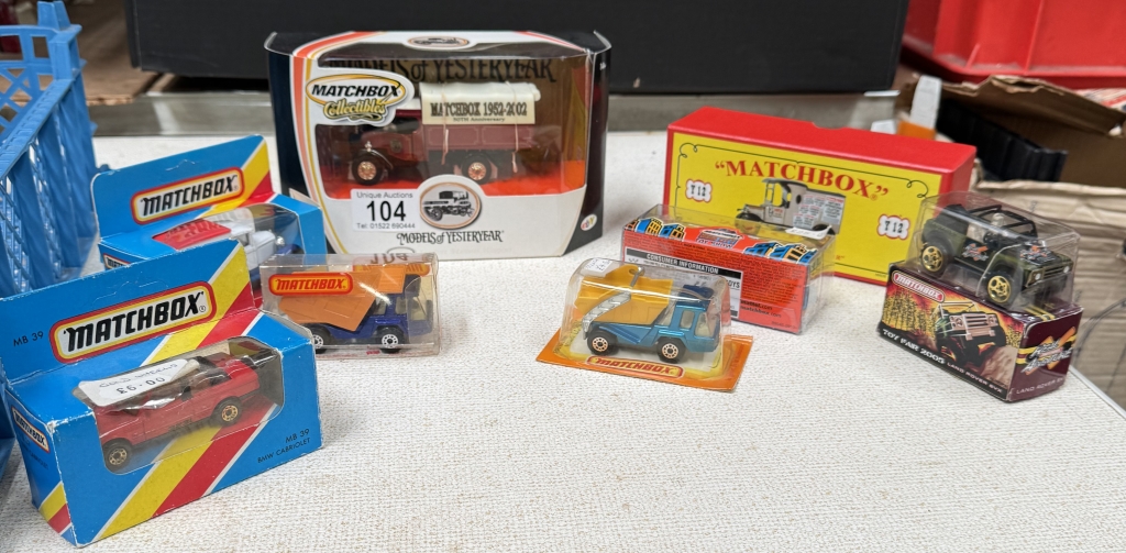 Matchbox 21st M.I.C.A Ford 'T' van etc including Toy Fair 2005 Land Rover etc