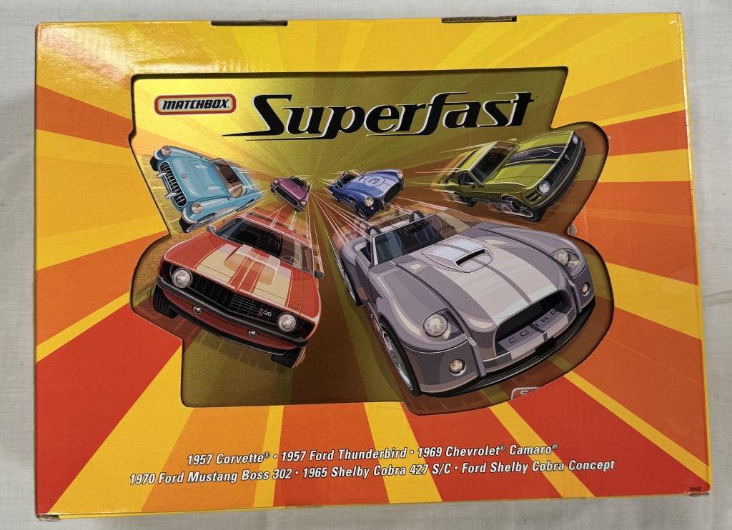 A Matchbox superfont collector tin limited edition 20500 with 6 cars - Image 2 of 5