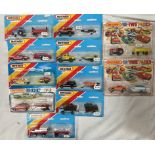 11 Matchbox twin pack vehicles in blister packs