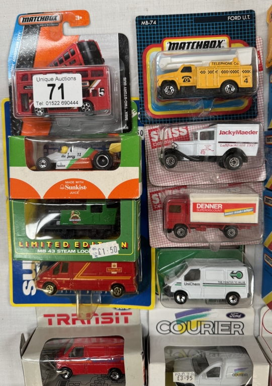 20 Matchbox models in boxes and blister packs and a Corgi transit van - Image 2 of 5